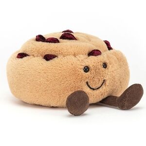Jellycat Amuseable Pain Au Raisin Soft & Plush 5x5" "Retired" NWT Authentic